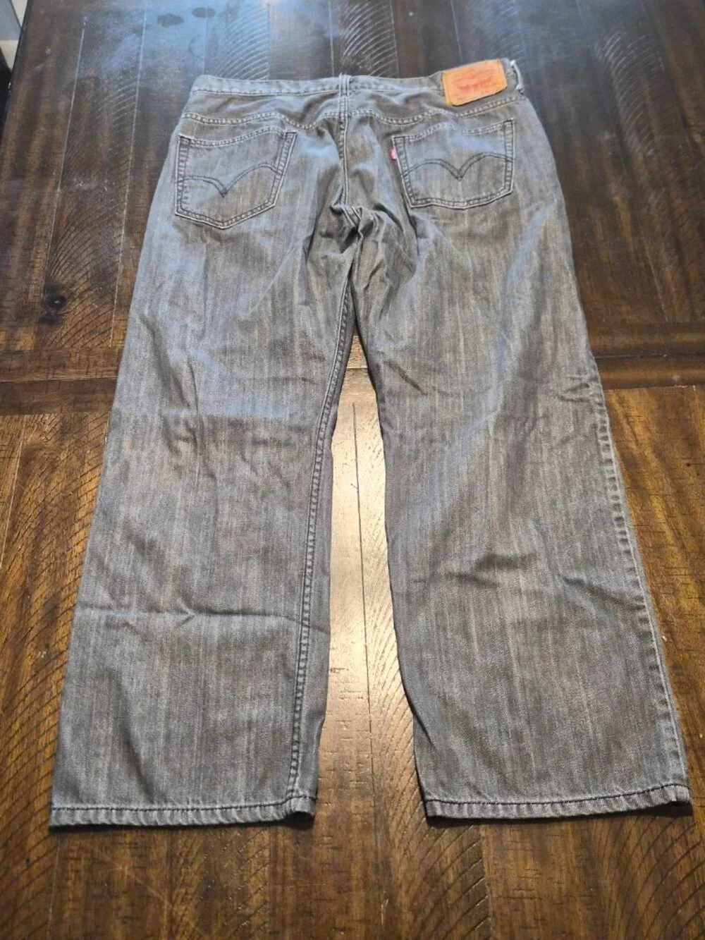 Vintage Y2K Levis 569 Loose Straight Jeans 36X28 Baggy Faded Denim HEMMED G767